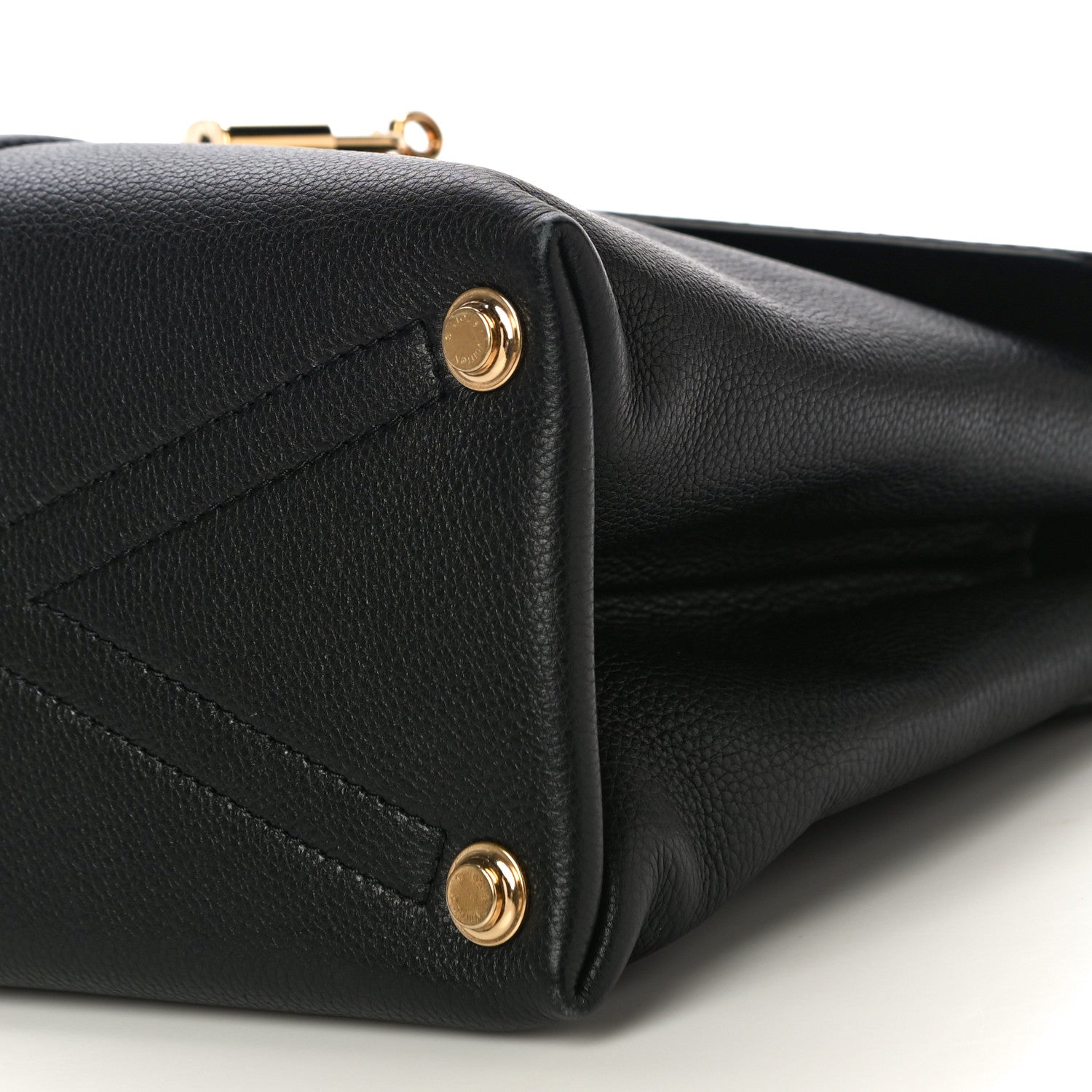 Louis Vuitton Grained Smooth Calfskin Rose Des Vents MM Black 10 of 11