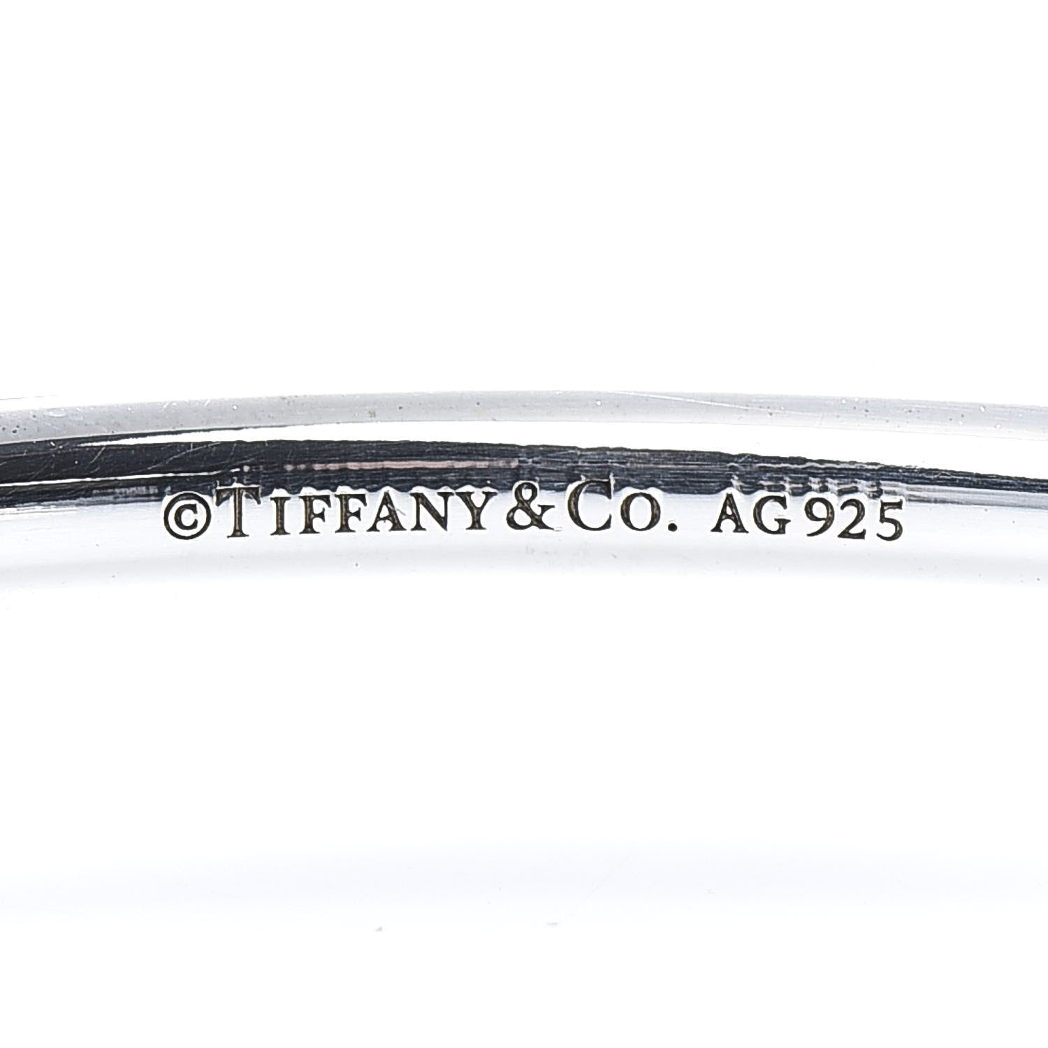 Tiffany Sterling Silver Double Infinity Cuff Bracelet 4 of 4
