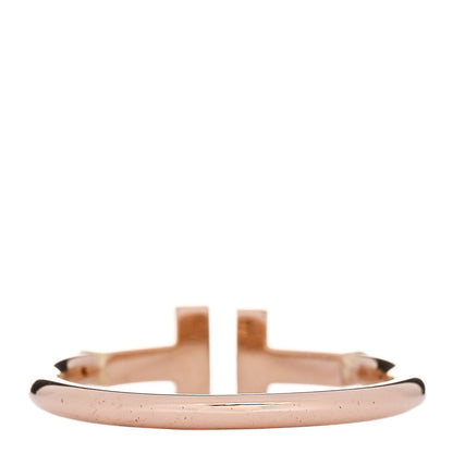 Tiffany 18K Rose Gold T Wire Ring 53 6.5 3 of 5