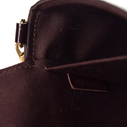 Louis Vuitton Vernis Pochette Felicie Chain Wallet Amarante 8 of 11