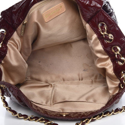 Chanel Vinyl Medium Rock and Chain Flap Bordeaux 5 of 9