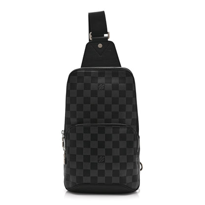 Louis Vuitton Damier Graphite Avenue Sling Bag Onyx Silver 1 of 10