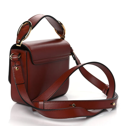 Chloe Shiny Calfskin Suede Mini C Bag Sepia Brown 3 of 10