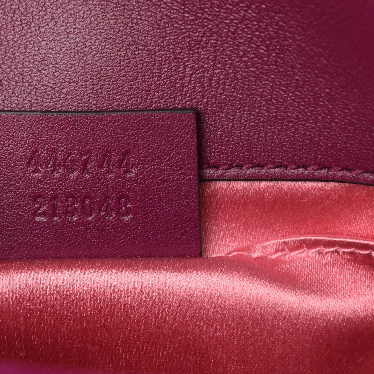 Velvet Matelasse Mini GG Marmont Shoulder Bag Fuchsia Violet Cyclamen