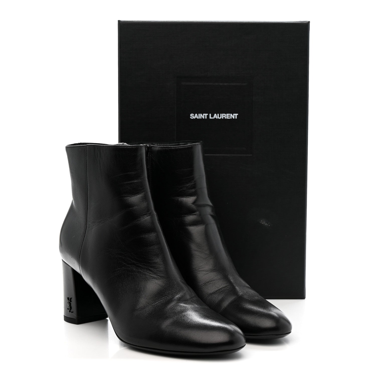 Saint Laurent Nappa Vendome Loulou Ankle Zip Boot 36.5 Black 11 of 11