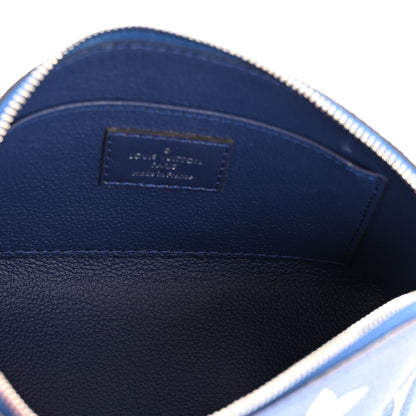 Louis Vuitton Monogram Giant Escale Cosmetic Pouch Blue 5 of 9