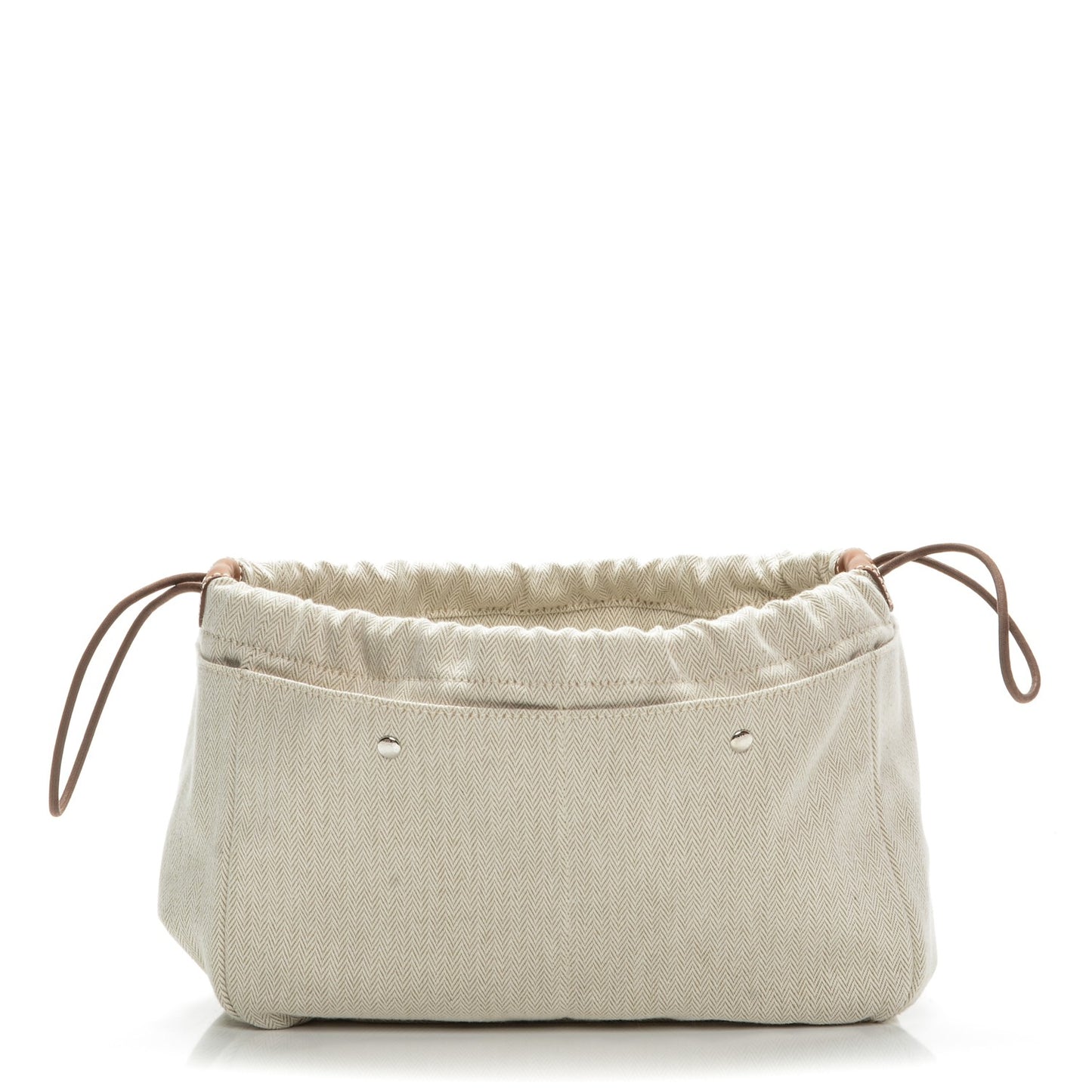 Canvas Barenia Fourbi 25 MM Pouch Naturel Fauve