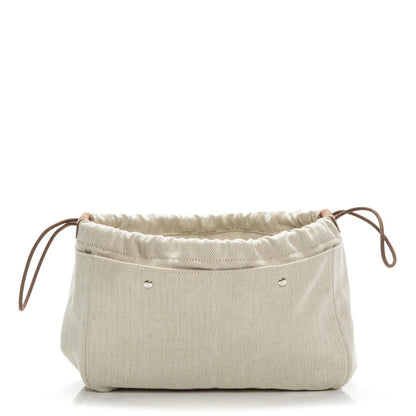Hermes Canvas Barenia Fourbi 25 MM Pouch Naturel Fauve 1 of 6