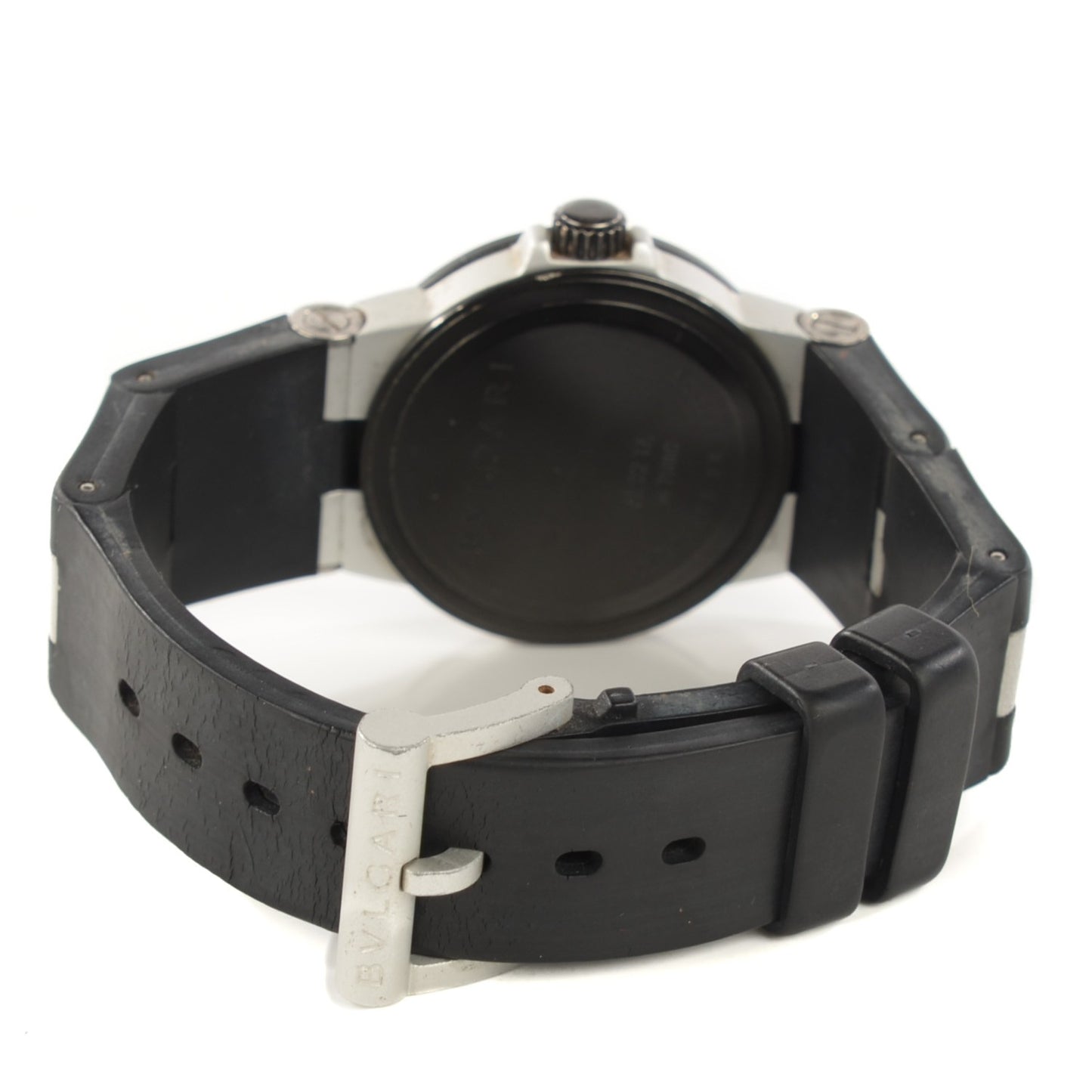 Aluminum Rubber 32mm Diagono Quartz Watch