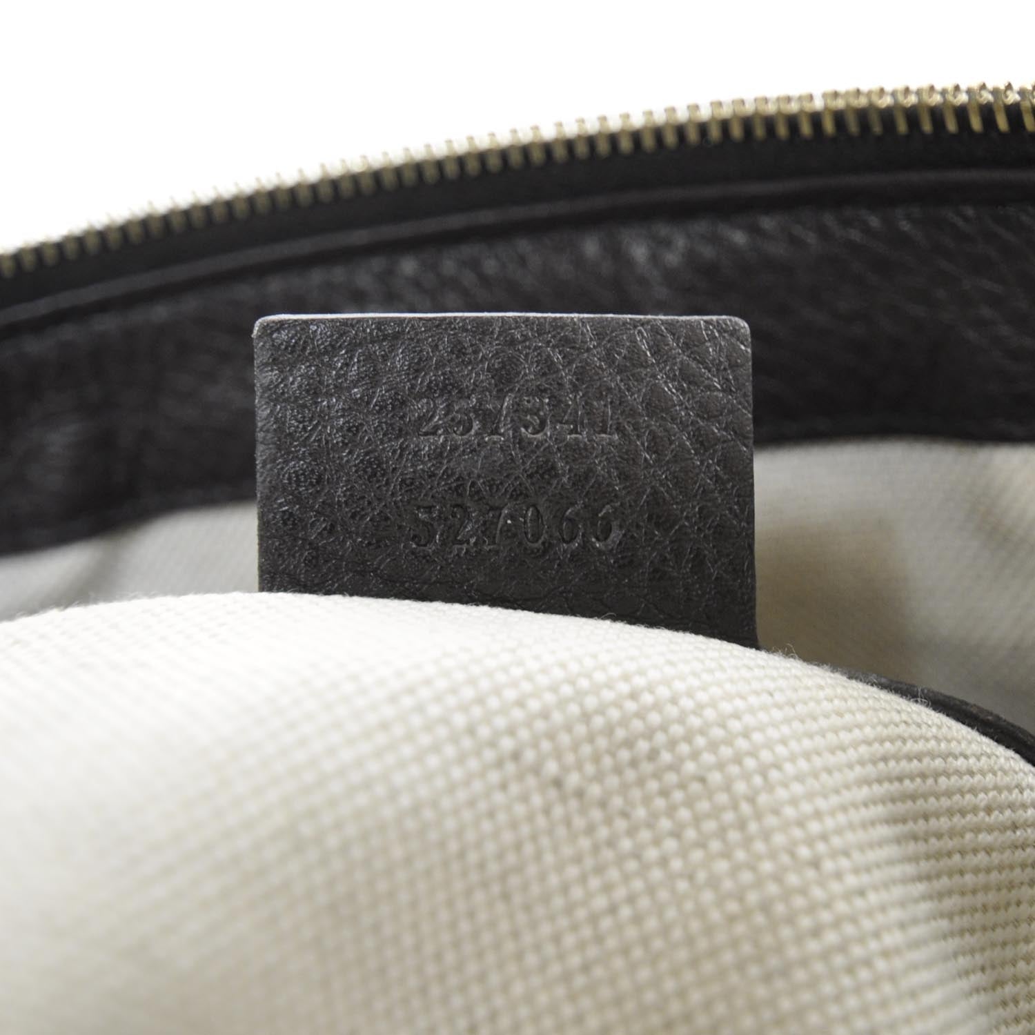 Gucci Leather Vintage Web Medium Top Handle Bag Dark Brown 8 of 8