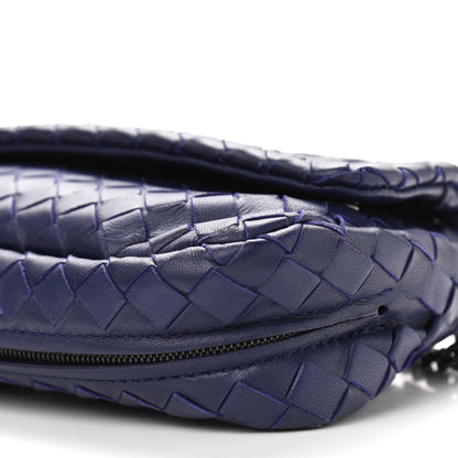 Bottega Veneta Nappa Intrecciato Small Chain Crossbody Atlantic 12 of 13