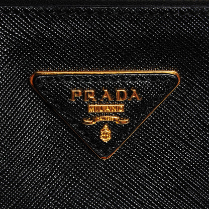 Prada Saffiano Lux Medium Double Zip Tote Nero Black 7 of 12
