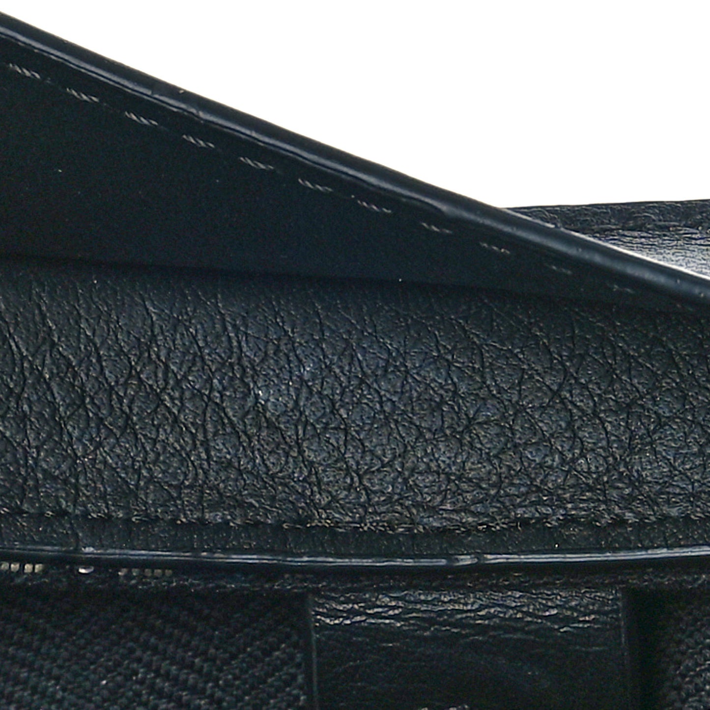 Jacquard Anagram Calfskin Small Luna Navy Black