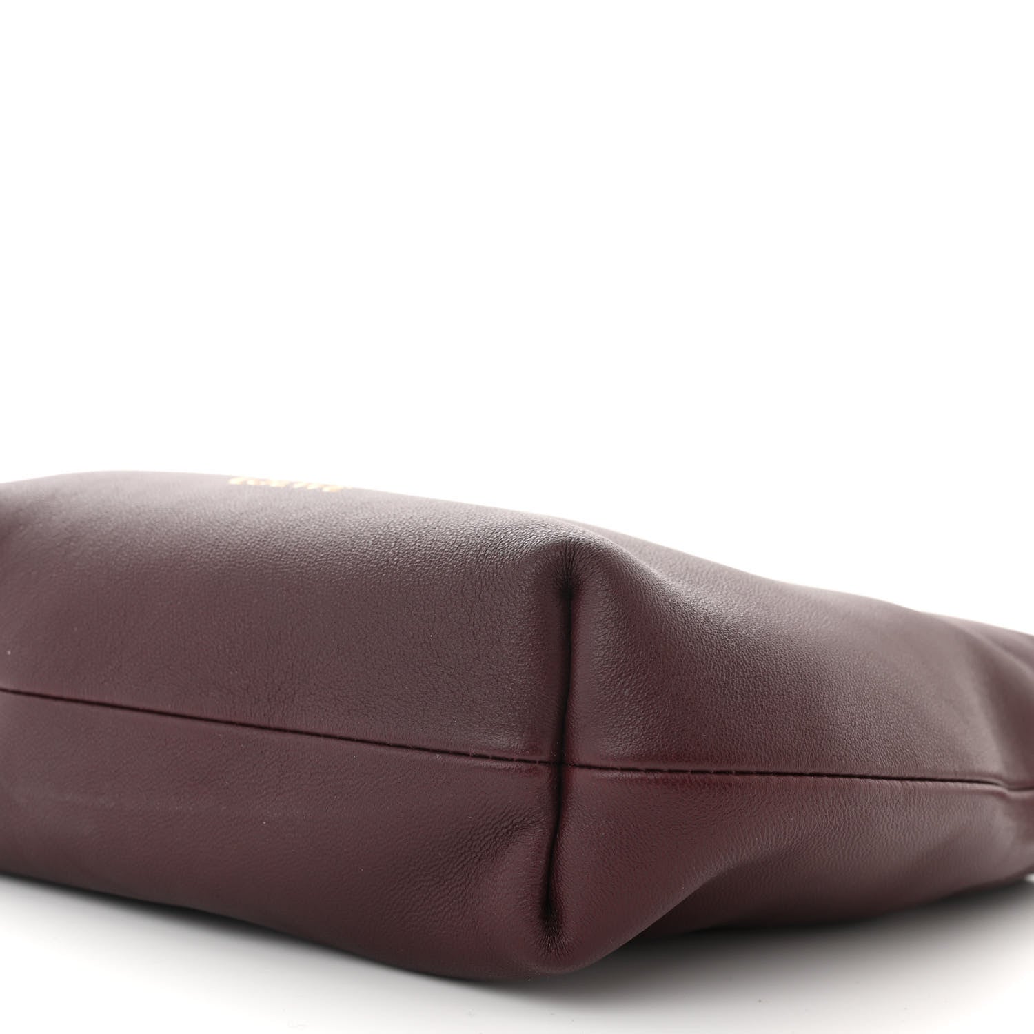 Loewe Mellow Nappa Donut Chain Mini Flamenco Knot Clutch Dark Burgundy 10 of 10