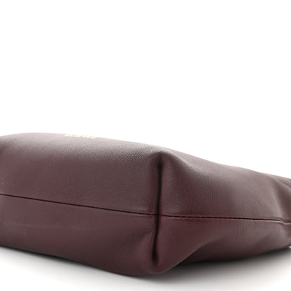 Loewe Mellow Nappa Donut Chain Mini Flamenco Knot Clutch Dark Burgundy 10 of 10