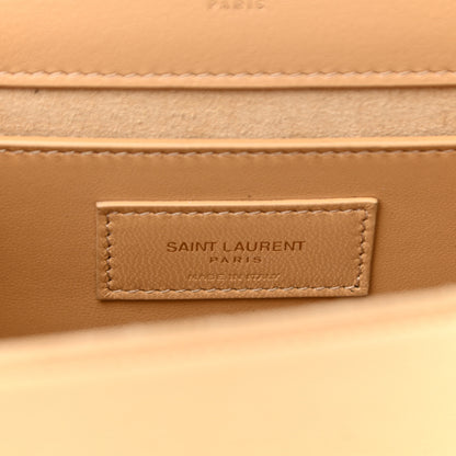 Saint Laurent Metallic Calfskin Small Classic Monogram Kate Tassel Satchel Gold 5 of 11