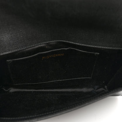 Saint Laurent Textured Calfskin Classic Y Ligne Clutch Black 5 of 10
