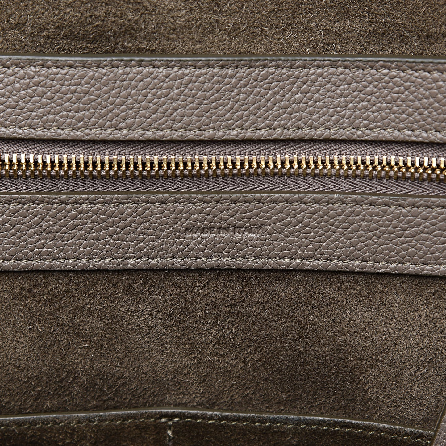Soft Grained Calfskin Small Belt Cabas Phantom Taupe