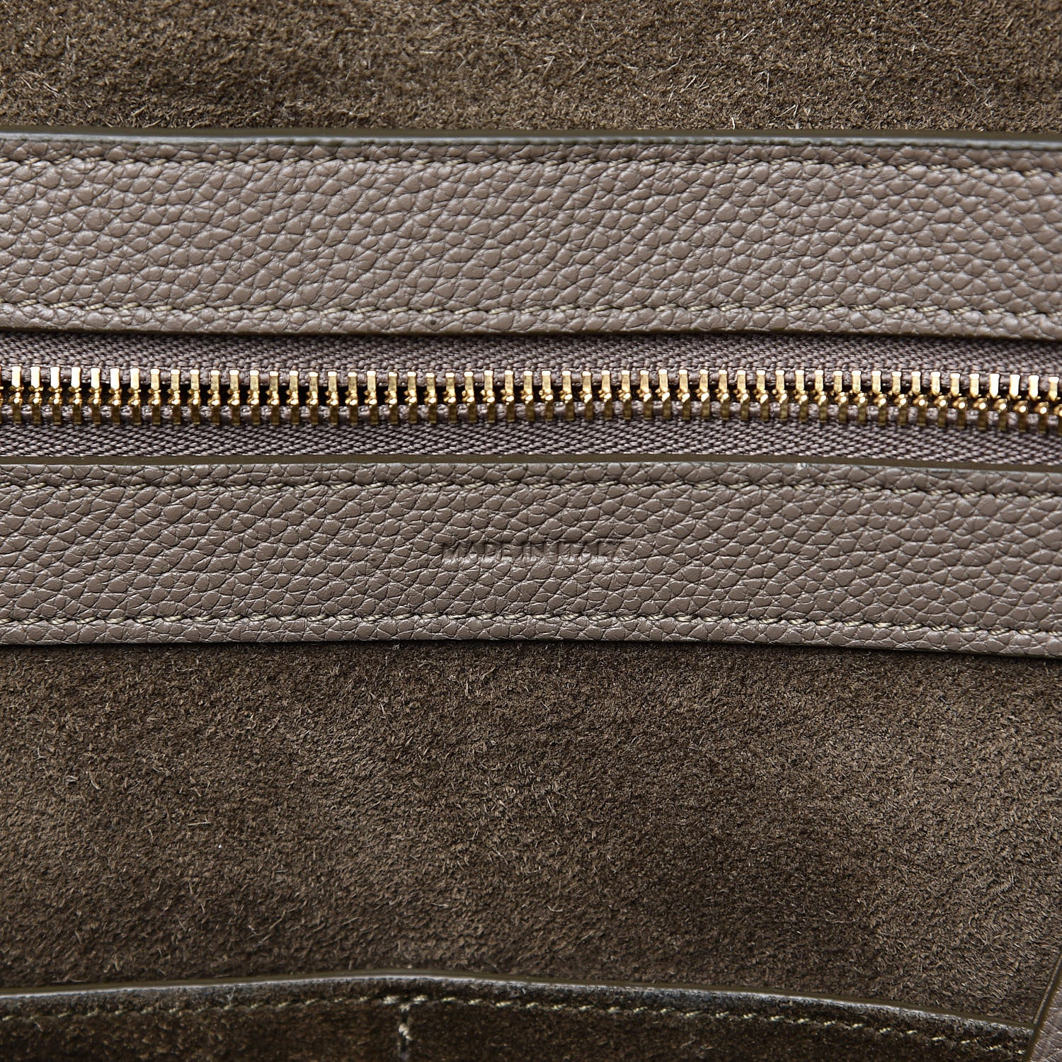 Celine Soft Grained Calfskin Small Belt Cabas Phantom Taupe 6 of 15