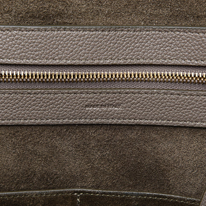 Celine Soft Grained Calfskin Small Belt Cabas Phantom Taupe 6 of 15