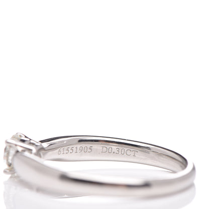 Tiffany Platinum Diamond .30ct Harmony Solitaire Engagement Ring 48 4.25 5 of 7