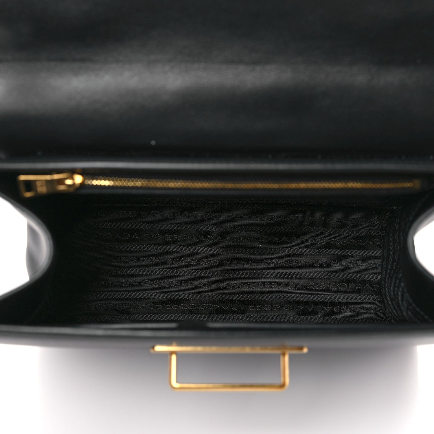 Prada City Calfskin Saffiano Cahier Top Handle Bag Black 5 of 8