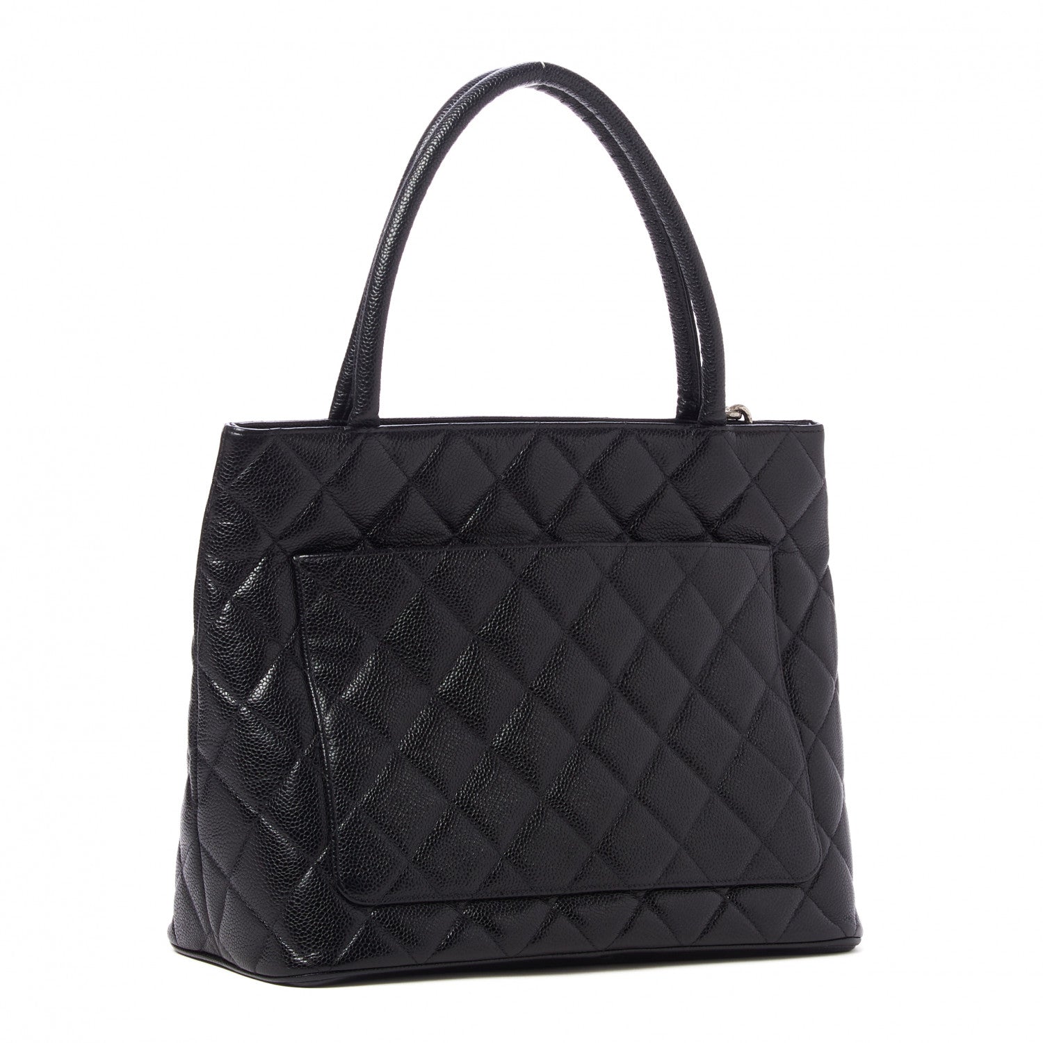 Chanel Caviar Quilted Medallion Tote Black 3 of 9