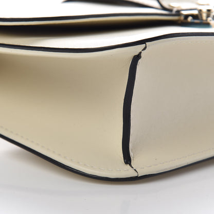Valentino Garavani Vitello Medium Glam Lock Rockstud Flap Light Ivory 8 of 12