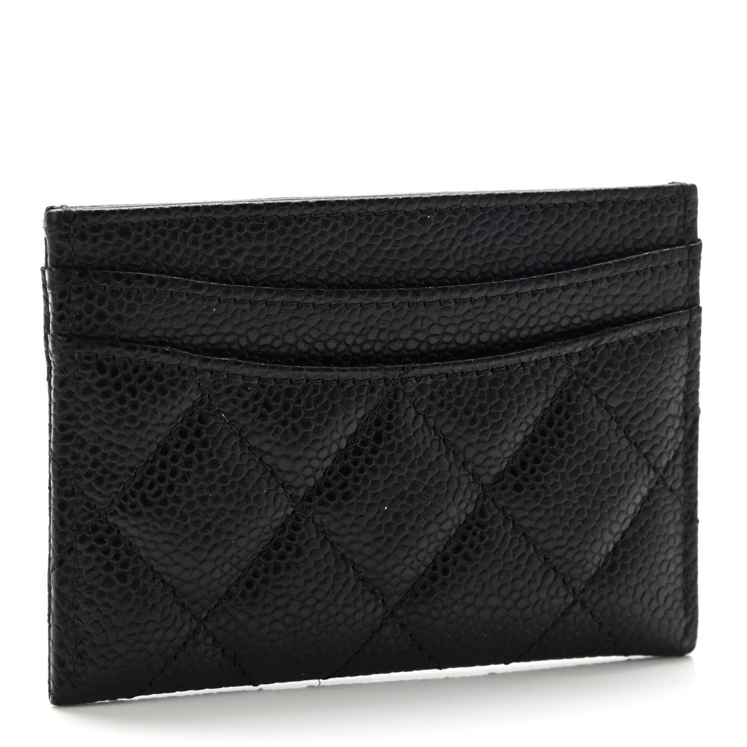 Chanel Caviar Quilted Card Holder Black 3 of 7