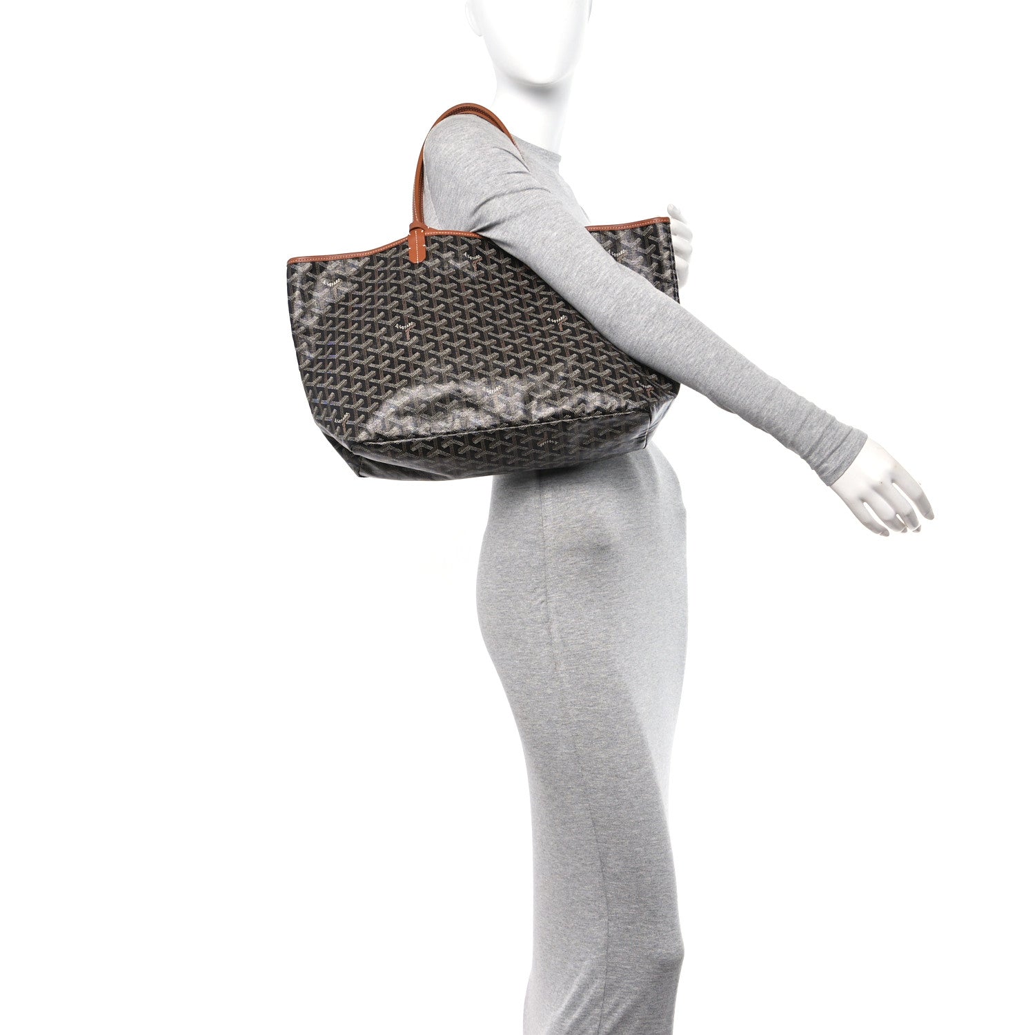 Goyard Goyardine Saint Louis PM Black Gold 2 of 10