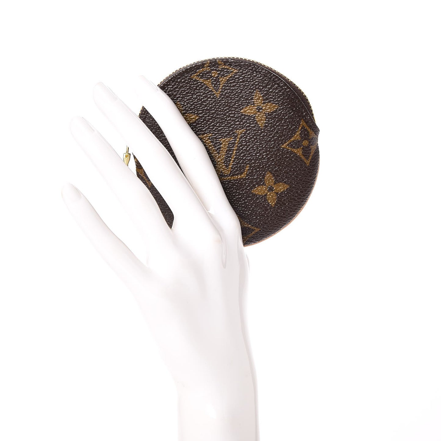Monogram Round Coin Purse