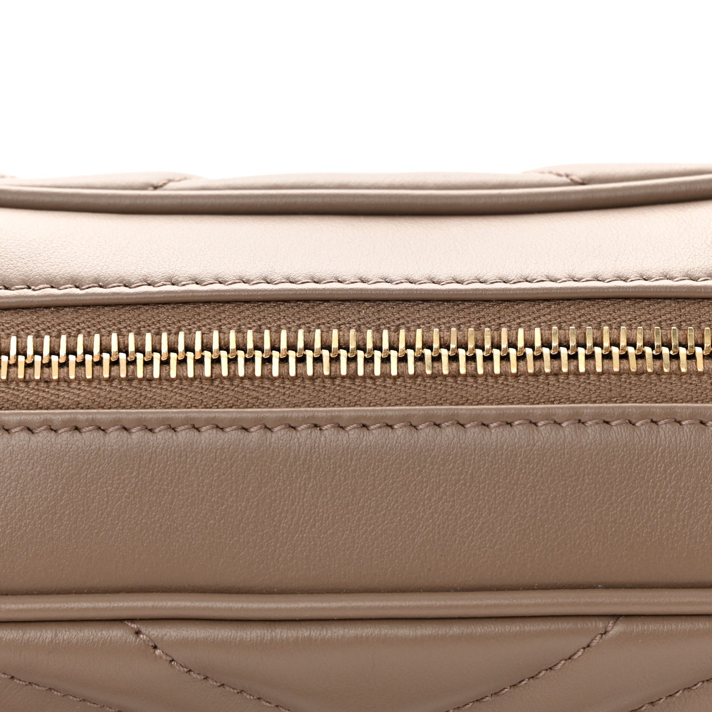 Calfskin Matelasse Monogram Lou Camera Bag Taupe