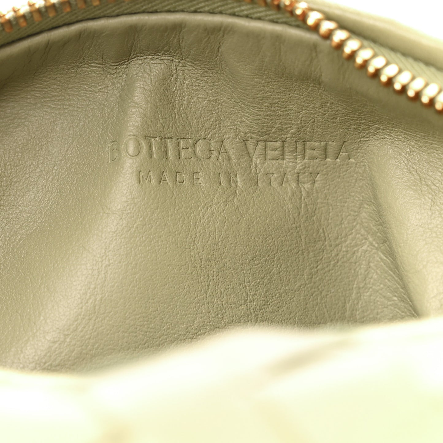 Nappa Intrecciato Mini Jodie Travertine
