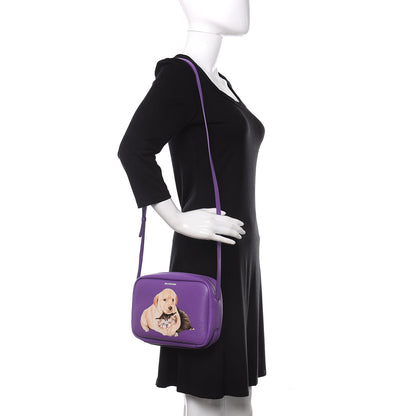 Balenciaga Calfskin Puppy and Kitten Everyday S Camera Bag Purple 2 of 10