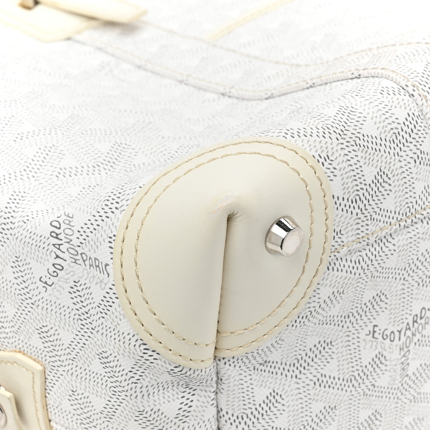 Goyardine Boeing 30 White