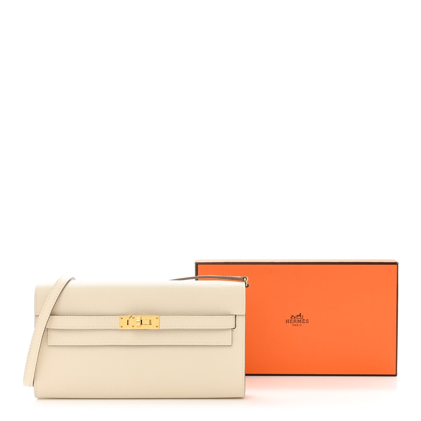 Epsom Kelly Wallet To Go Craie