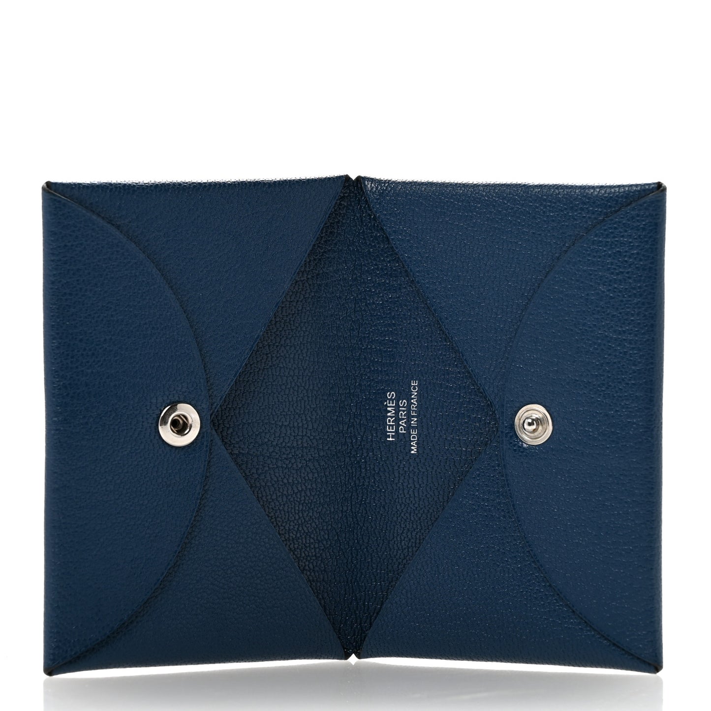 Chevre Chamkila Calvi Card Case Deep Bleu
