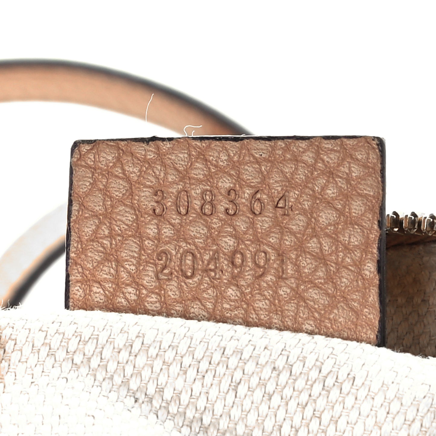 Pebbled Calfskin Small Soho Disco Bag Camelia