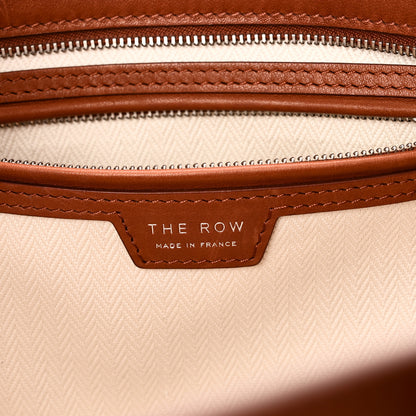 The Row Polished Saddle Calfskin Marlo 12 Tote Bag Acero 6 of 10