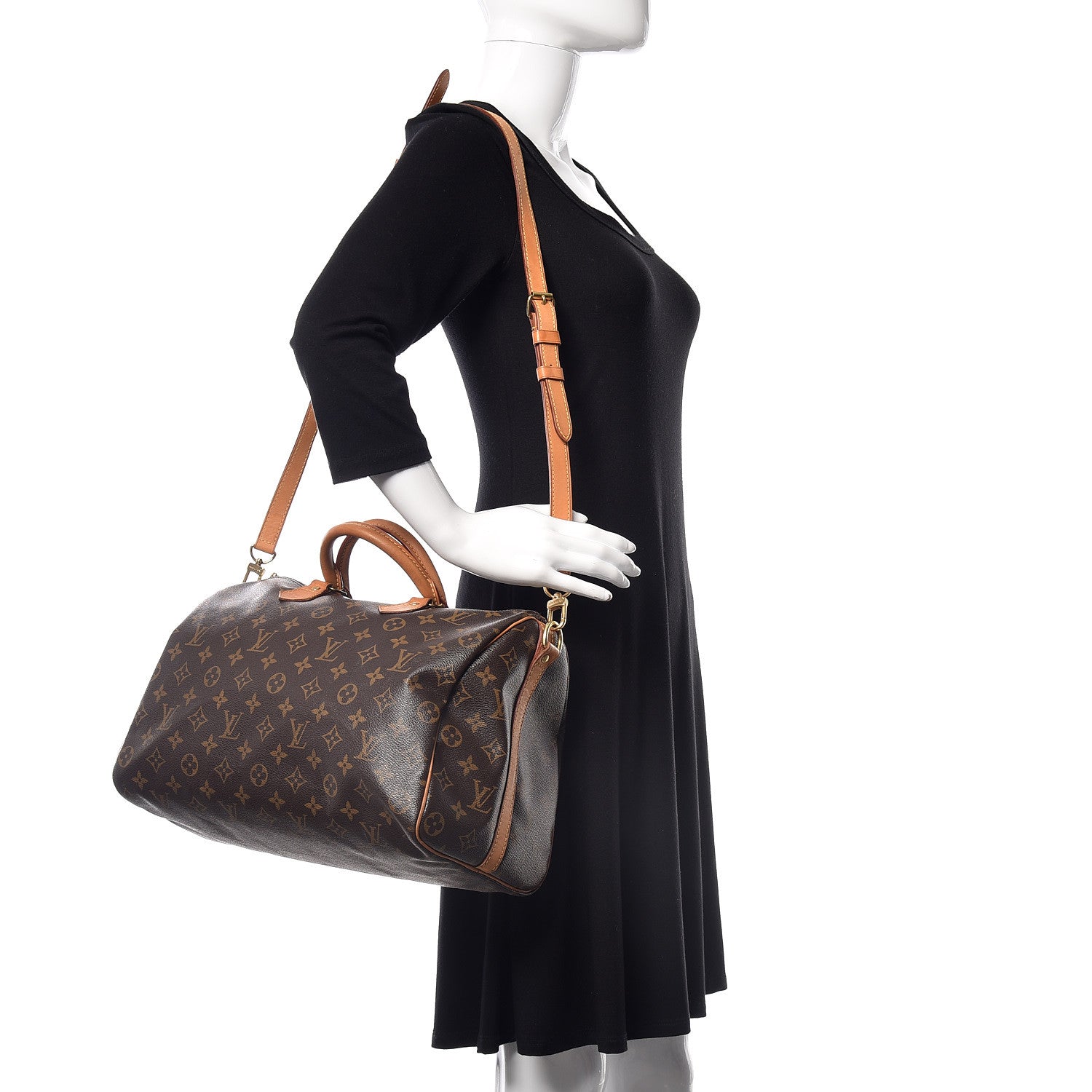 Louis Vuitton Monogram Speedy Bandouliere 35 2 of 11