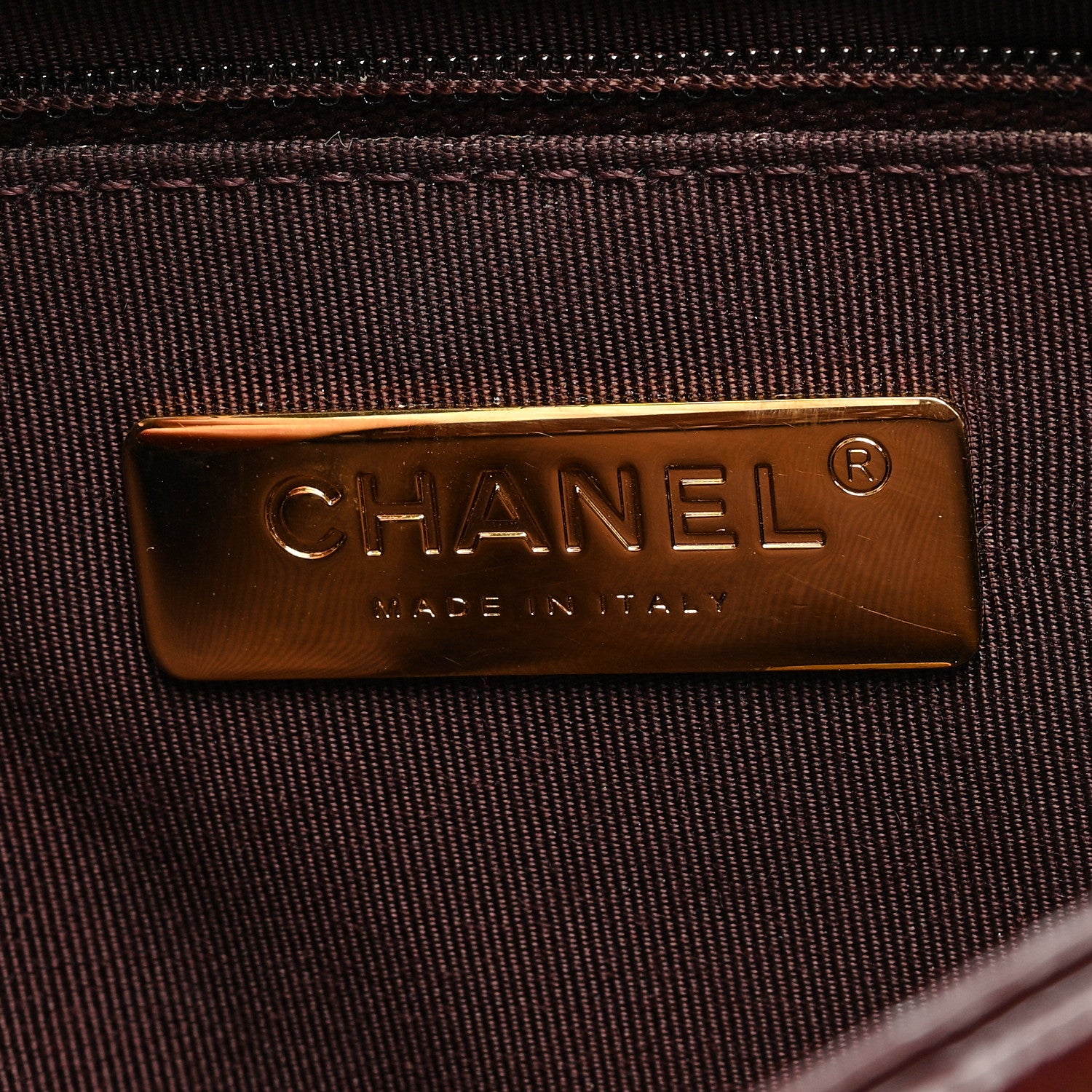 Chanel Shiny Crumpled Calfskin Quilted Medium Chanel 19 Flap Burgundy 6 of 9