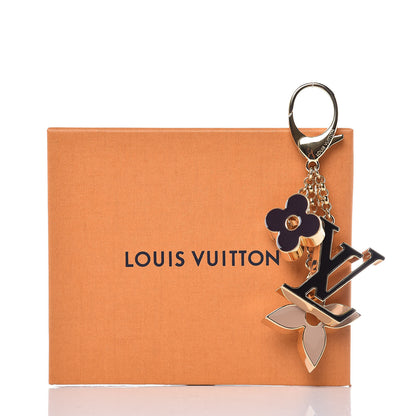 Louis Vuitton Fleur De Monogram Bag Charm Dore 4 of 4