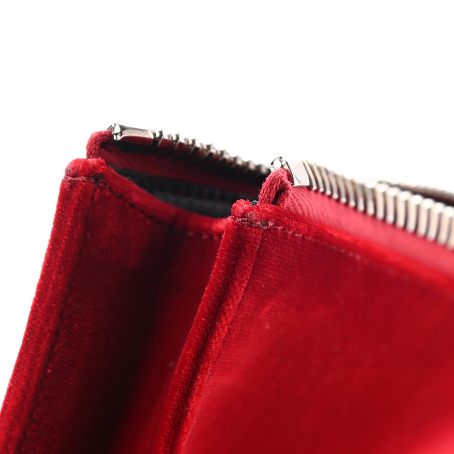 Tom Ford Velvet Crystal TF Clutch Dark Red 11 of 15
