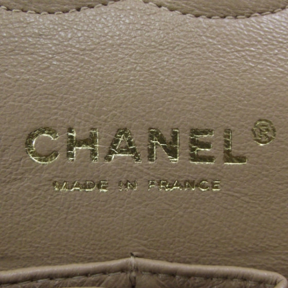 Chanel Caviar Quilted Medium Double Flap Beige 10 of 13