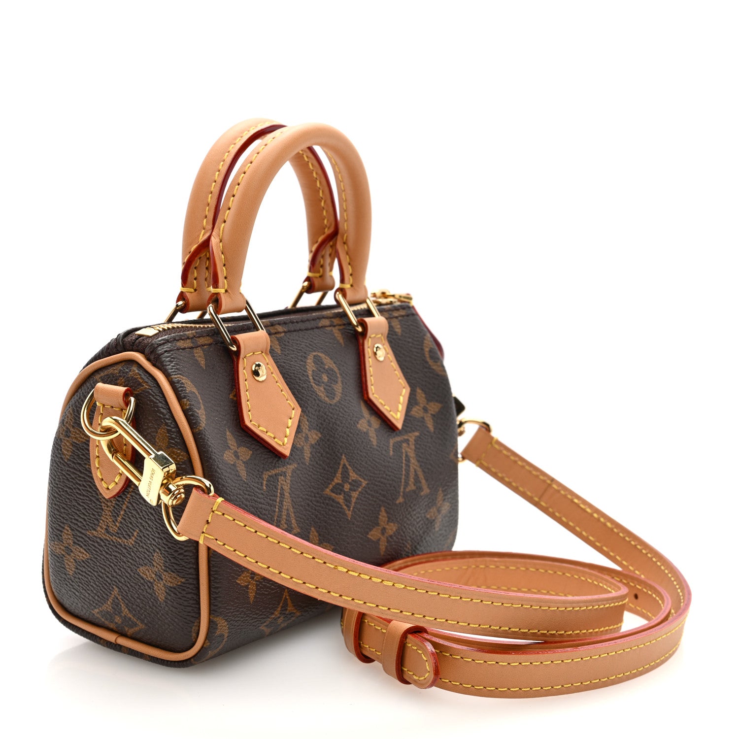 Louis Vuitton Monogram Nano Speedy Bandouliere 3 of 10