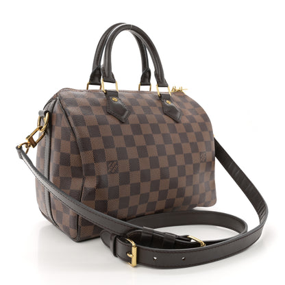 Louis Vuitton Damier Ebene Speedy Bandouliere 25 3 of 15