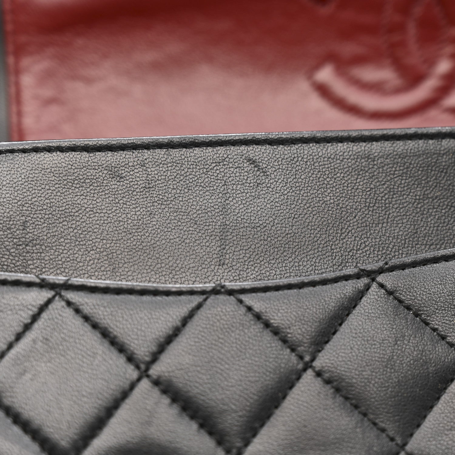 Chanel Lambskin Quilted Medium Double Flap Black 15 of 16