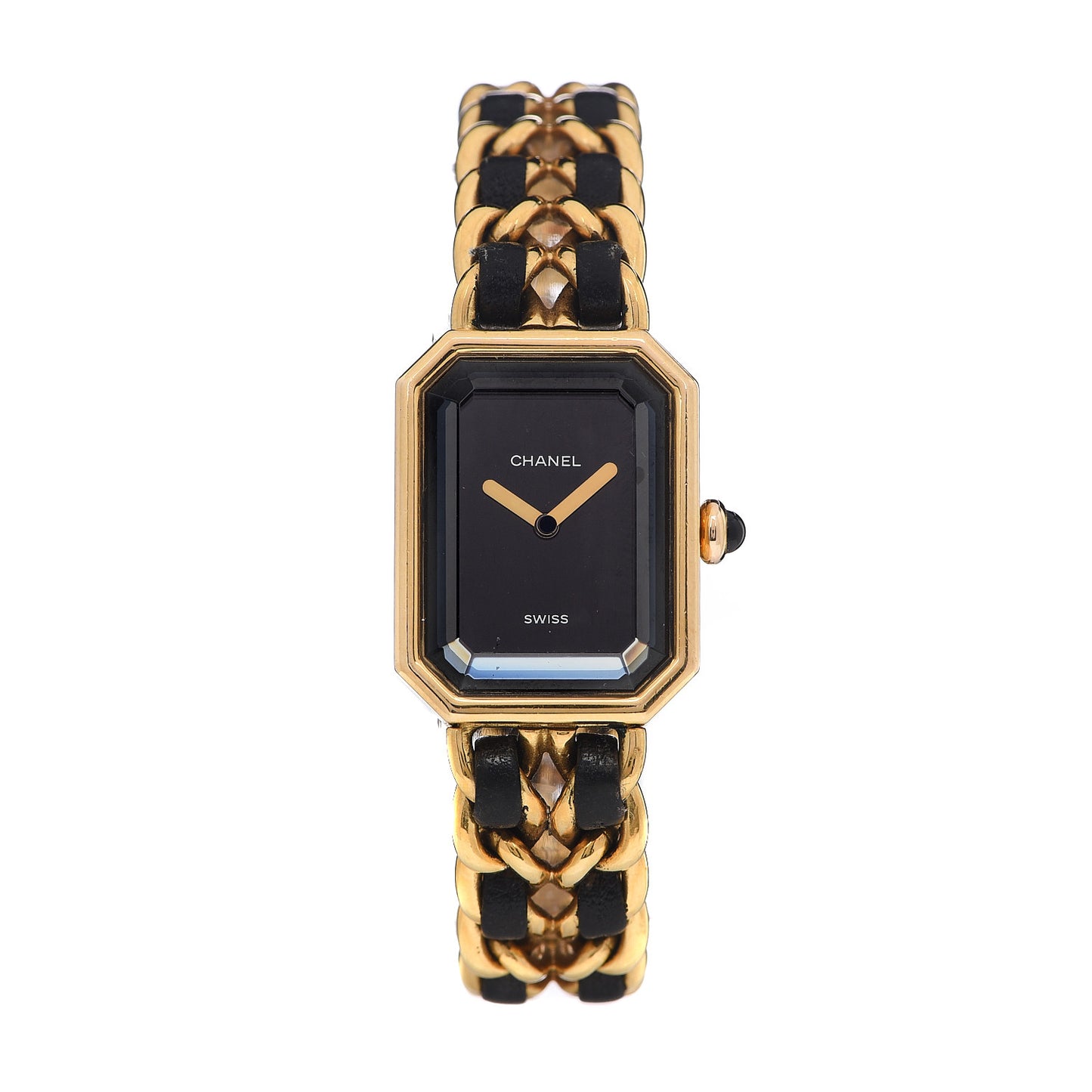Stainless Steel Lambskin 20mm Chain Premiere Quartz Watch Gold XL