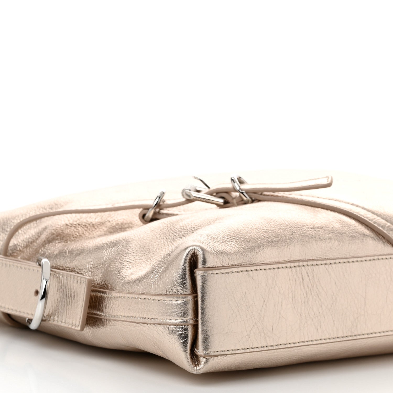 Givenchy Metallic Calfskin Medium Voyou Bag Dusty Gold 9 of 10