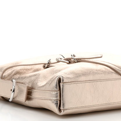 Givenchy Metallic Calfskin Medium Voyou Bag Dusty Gold 9 of 10